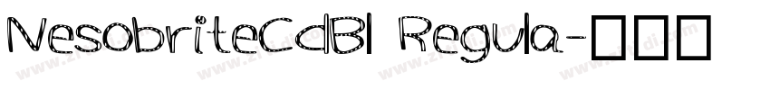 NesobriteCdBl Regula字体转换